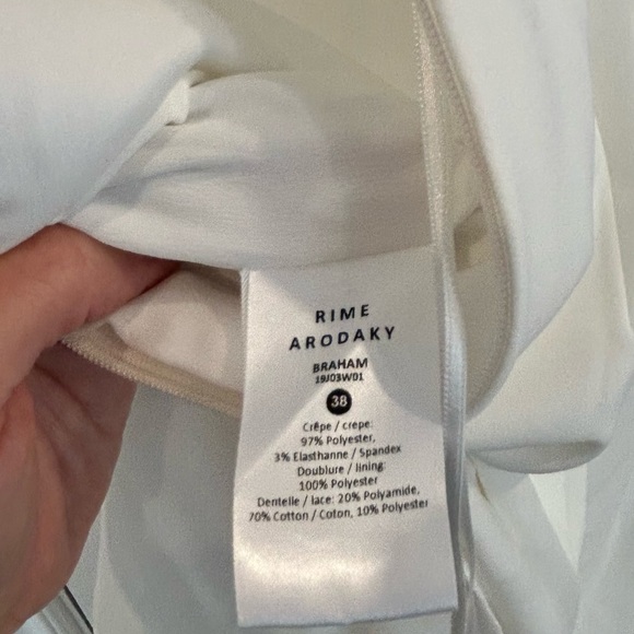 RIME ARODAKY Braham cropped embroidered tulle and crepe bridal jumpsuit - Picture 6 of 6